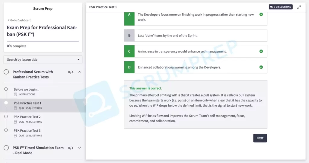 PSK I Quiz Question 1 Explanation