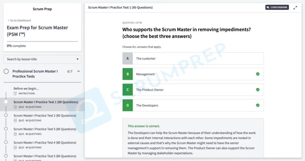 PSM I Quiz Question 1