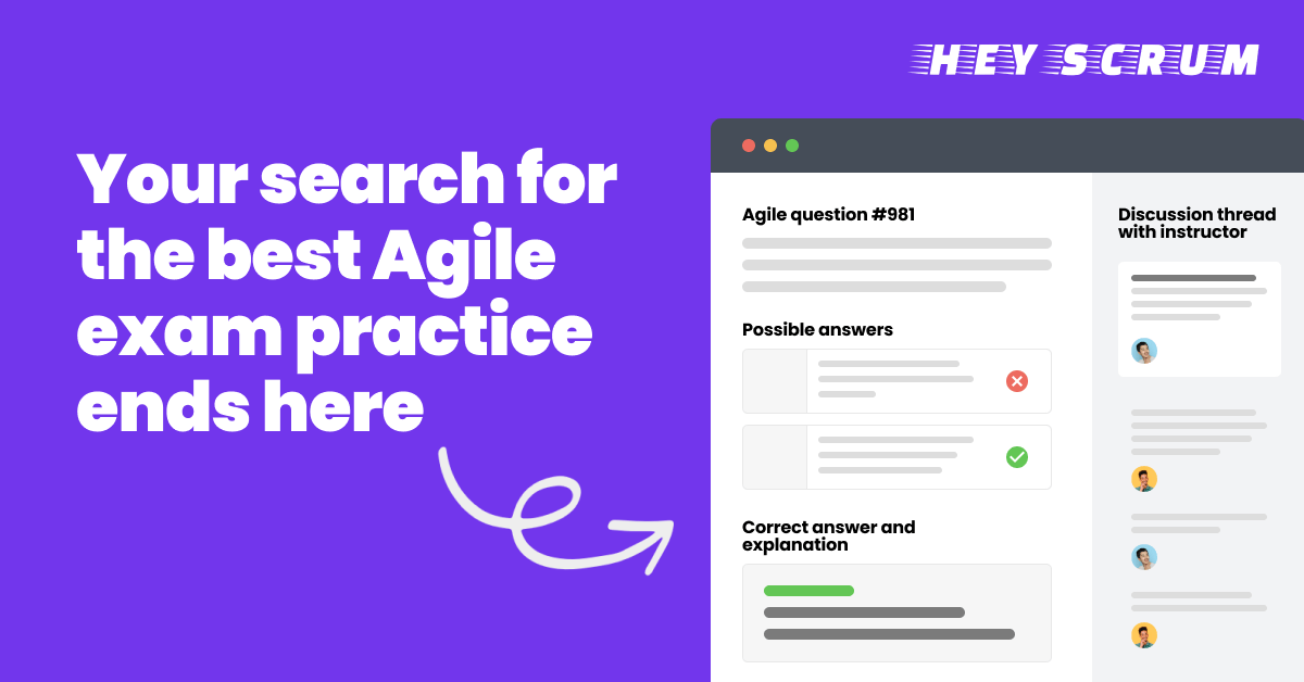 Free Scrum Tests and Questions, & Answers HeyScrum Free Scrum Tests and Questions, & Answers HeyScrum