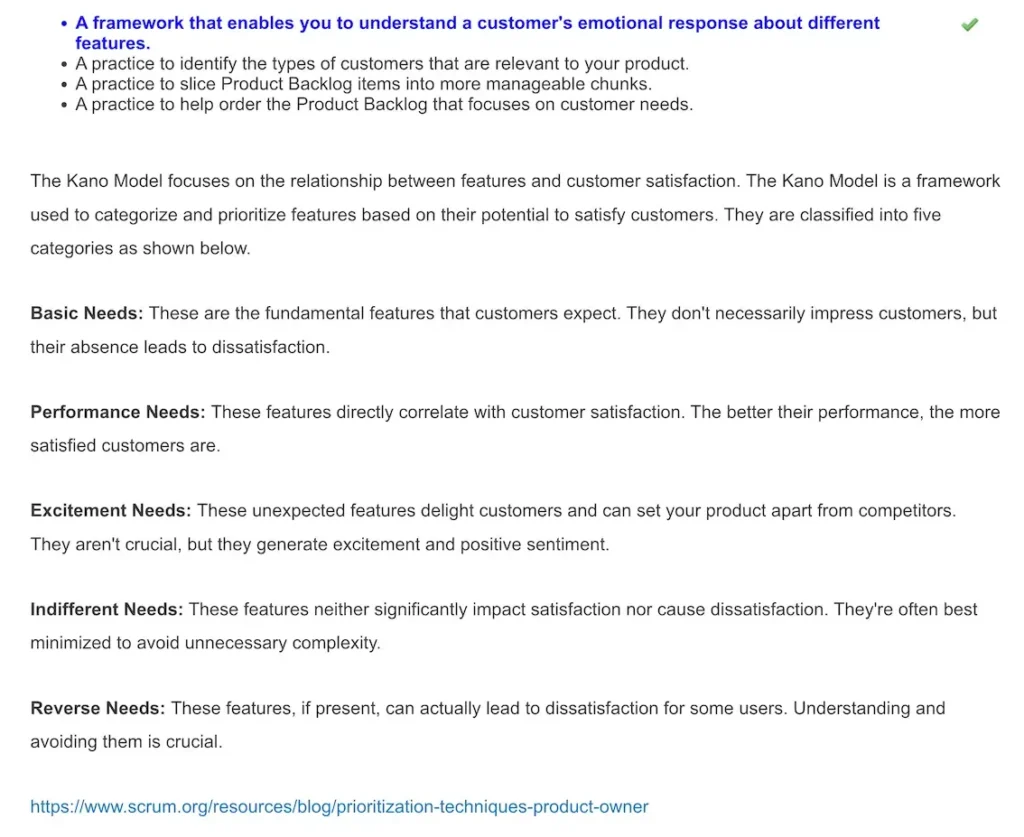 PSPBM Practice Question - ScrumPrep