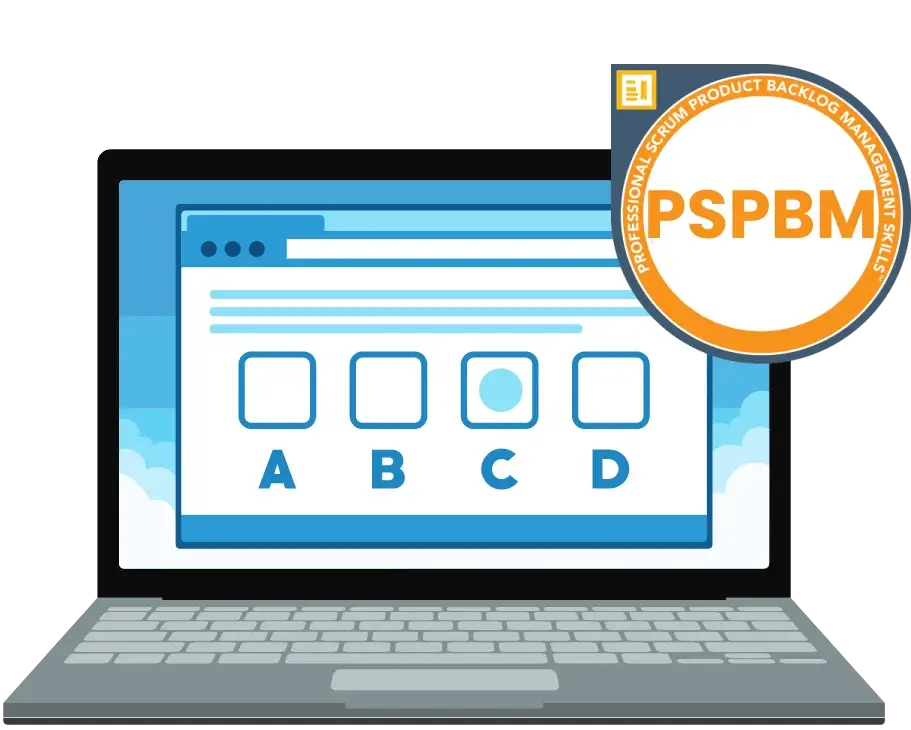 PSPBM Free Quiz Transparent Background - ScrumPrep